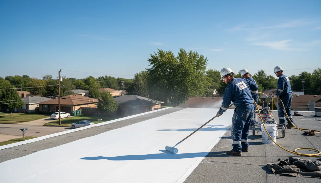 Commercial roof coating in Deerfield, NH near me